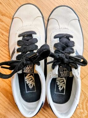 Vans Classic Low-Top Sneakers in White and Black